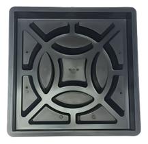 Molde Plástico 3D Elemento Vazado Cobogó Modelo Quatro Pontas FP140