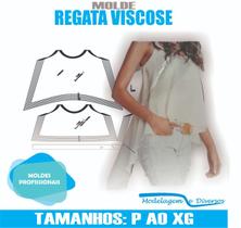 Molde regata viscose, modelagem&diversos, p - xg, correios