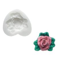 Molde Rosa Decorativo Cupcake Maçapão Bolo Doce Silikomart Molde Rosa Decorativo Cupcake Maçapão Bolo Doce Silikomart