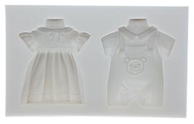 Molde Roupa de Criança Menino Menina Vestido