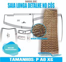 Molde saia longa det. cós, modelagem&diversos, p-xg correios
