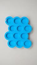 Molde Silicone 12 Círculos Resina Artesanato