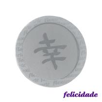 Molde Silicone 598 - Tampa P Chocalho Felicidade Redondo 6cm