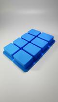 Molde Silicone 8 Cavidades Retangular P/ Sabonetes