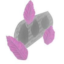Molde Silicone 834 - Trio De Folhas Lakeisha - Flor Flexarte Molde Silicone 834 - Trio De Folhas Lakeisha - Flor Flexarte