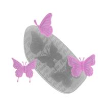 Molde Silicone 867 - 3 Borboletas Sole - Animais - Flexarte