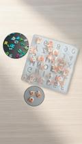 Molde Silicone Alfabeto E Números Para Resina Artesanal Molde Silicone Alfabeto E Números Para Resina Artesanal
