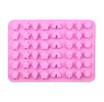 Molde Silicone Arco Iris Sorvete Balas Goma Gummy Gelatina Molde Silicone Arco Iris Sorvete Balas Goma Gummy Gelatina