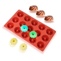 Molde Silicone Bombom Chocolate Desenhos Forma 15 Cavidades