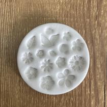 Molde Silicone Borboleta e Joaninha - Jardim Encantado