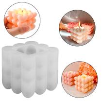 Molde Silicone Bubble Coração Bolinha Vela Sabonete Resina