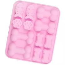 Molde Silicone Cachorrinho Osso Ossinho Raçao Cachorro Gato