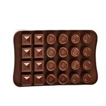 Molde Silicone Chocolate Bombom 23Cm Doces Licor Luxo Finos