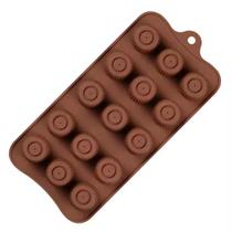 Molde Silicone Chocolate Bombom Doces Finos Licor 21,5Cm Molde Silicone Chocolate Bombom Doces Finos Licor 21,5Cm