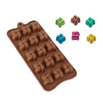 Molde Silicone Chocolate - Crochê - FT008 - 1 unidade - Silver Plastic - Rizzo