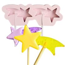Molde Silicone Confeitaria Artesanal Estrela Cadente 3X6CM Molde Silicone Confeitaria Artesanal Estrela Cadente 3X6CM