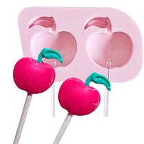 Molde Silicone Confeitaria Artesanal Mini Maçã 3x3,5cm Molde Silicone Confeitaria Artesanal Mini Maçã 3x3,5cm
