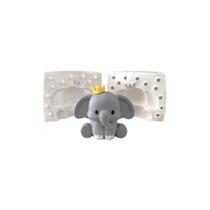 Molde Silicone Elefante Rei Fofo 3d Biscuit Vela Sabonete