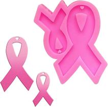 Molde Silicone Fita Rosa Conscientização Chaveiro Molde Silicone Fita Rosa Conscientização Chaveiro