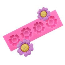 Molde Silicone Flor Flores Campo 10cm Chocolate Fondant Molde Silicone Flor Flores Campo 10cm Chocolate Fondant