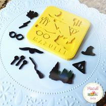 Molde Silicone Kit Harry Potter Cod. 2269 Mazulli Rizzo Confeitaria