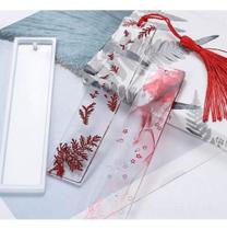 Molde Silicone Marcador De Páginas Resina Epóxi Artesanato Molde Silicone Marcador De Páginas Resina Epóxi Artesanato