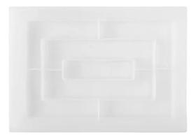 Molde Silicone p/ Bandeja Retangular em Resina Epóxi