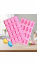Molde Silicone para Sabonete Oval 16 Cavidades Molde Silicone para Sabonete Oval 16 Cavidades