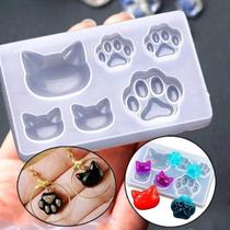 Molde Silicone Resina Gato Gatinho Cat Artesanato Ofert Molde Silicone Resina Gato Gatinho Cat Artesanato Ofert