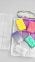 Molde Silicone Retangular 9 Cavidades P/ Sabonete Artesanal