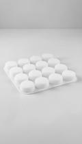 Molde Silicone Sabonete Artesanal Circular 15 Cavidades