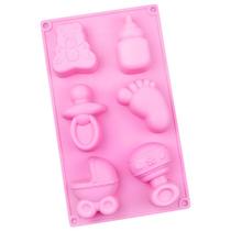 Molde Silicone Sabonete Artesanal Infantil Chá de Bebê BB03 Molde Silicone Sabonete Artesanal Infantil Chá de Bebê BB03