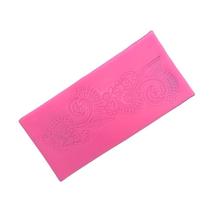 Molde Silicone Textura Bolo Decoraçao Renda Açucar Fondant