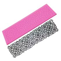 Molde Silicone Textura Bolo Renda Decoração Casamento Luxo Molde Silicone Textura Bolo Renda Decoração Casamento Luxo