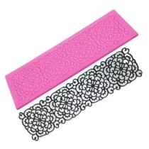 Molde Silicone Textura Bolo Renda Decoração Casamento Luxo Molde Silicone Textura Bolo Renda Decoração Casamento Luxo