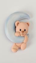Molde Silicone Ursinho Lua P/ Confeitaria Biscuit Artesanato