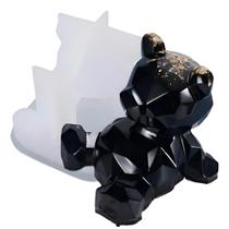 Molde Silicone Urso Diamantado Para Artesanato Resina Velas Molde Silicone Urso Diamantado Para Artesanato Resina Velas