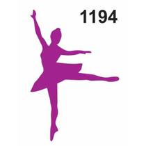 Molde Stencil Bailarina II em PVC 15x20cm - Fast Patch Molde Stencil Bailarina II em PVC 15x20cm - Fast Patch