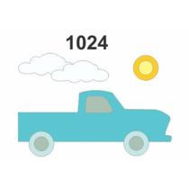 Molde Stencil Carro em PVC 15x20cm - Fast Patch Molde Stencil Carro em PVC 15x20cm - Fast Patch