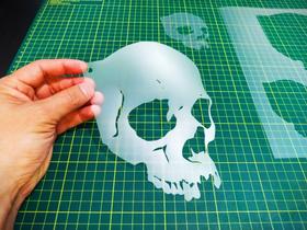 Molde Stencil Caveiras para Pinturas - 2R08 Molde Stencil Caveiras para Pinturas - 2R08