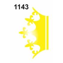 Molde Stencil Coroa G em PVC 15x20cm - Fast Patch