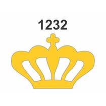 Molde Stencil Coroa Grande em PVC 15x20cm - Fast Patch Molde Stencil Coroa Grande em PVC 15x20cm - Fast Patch