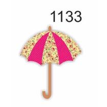 Molde Stencil Guarda-chuva em PVC 15x20cm - Fast Patch