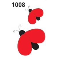 Molde Stencil Joaninha em PVC 15x20cm - Fast Patch Molde Stencil Joaninha em PVC 15x20cm - Fast Patch