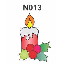 Molde Stencil Vela em PVC 15x20cm - Fast Patch