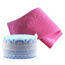 Molde Tapete Silicone Renda De Açucar Bolos R36