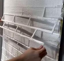 Molde Tijolinho Stencil Pintura Gabarito Parede P/decoracao Molde Tijolinho Stencil Pintura Gabarito Parede P/decoracao