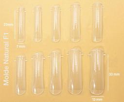 Molde Unha Profissional Nail F1 Bailarina Natural Stiletto Molde Unha Profissional Nail F1 Bailarina Natural Stiletto
