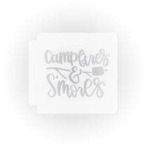 Molde Vazado Campfires and Smores 53 cm em Mylar Plástico Molde Vazado Campfires and Smores 53 cm em Mylar Plástico