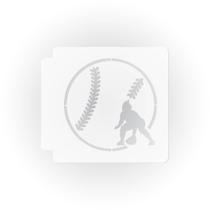 Molde vazado de softbol 23 cm em plástico Mylar 9 polegadas Molde vazado de softbol 23 cm em plástico Mylar 9 polegadas